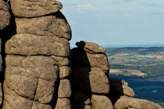 Climber on Haytor