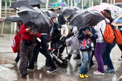 Tourists in the Rain