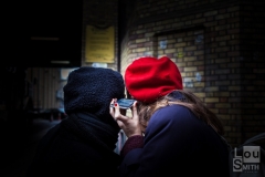 Street Photography - Listening in Shoreditch