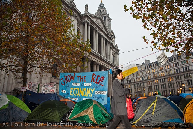 Occupy London Protestors Peace Camp