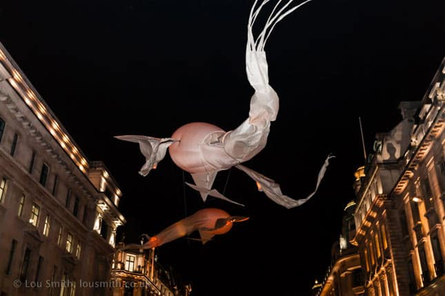 Luminéoles Flying High during Lumiere London